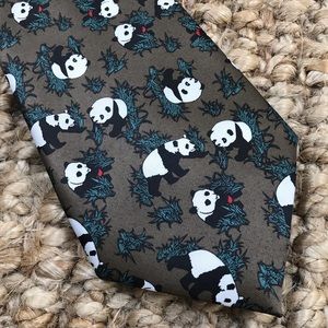 Rene Chagal Handmade Panda Tie